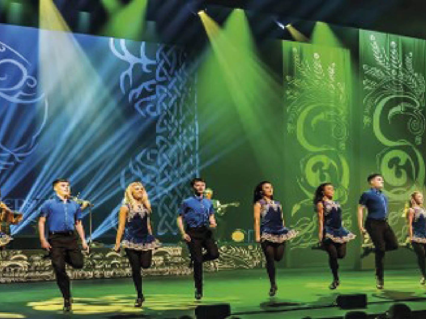 Sfeerbeeld bij Kunstbus - Celtic Steps kerstshow